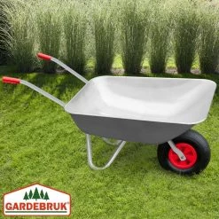 Gardebruk Kruiwagen 80 Liter – Belastbaarheid 100 Kg - Zilver -Tuinverzorgings Winkel 1200x1200 917