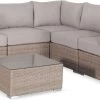 Premium Loungeset - VITTORIA - Rond Wicker– 5 Plaatsen, Naturel/beige -Tuinverzorgings Winkel 1200x493