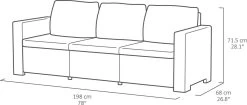 Allibert California Loungeset - 5 Personen - Cappuccino 27 Allibert California Loungeset - 5 Personen - Cappuccino -Tuinverzorgings Winkel 1200x512
