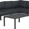 Garden Impressions Lexinton Loungeset - Verstelbaar - Aluminium - Zwart -Tuinverzorgings Winkel 1200x513