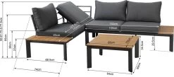 Intimo Garden Loungeset Modena Met Verstelbare Rugleuning -Tuinverzorgings Winkel 1200x529