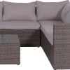 Garden Impressions Montana Loungeset - 4-delig - Bruin -Tuinverzorgings Winkel 1200x581