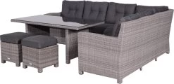 Garden Impressions Blue Bird Dining Loungeset 5-delig - Rechts - Bruin/antraciet -Tuinverzorgings Winkel 1200x582