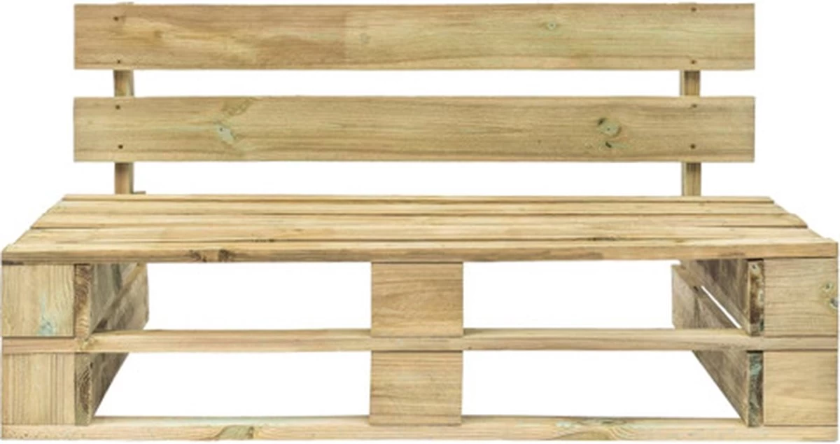 VidaXL Tuinbank Pallet Hout 7 VidaXL Tuinbank Pallet Hout - Afbeelding 5