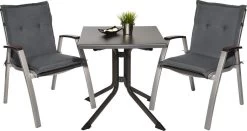 Beautissu Set Van 6x Tuinkussens Lage Rug Loft NL 100 X 50 X 6 Cm - Kussen Antraciet - Zitkussen Sierkussen Tuinstoel -Tuinverzorgings Winkel 1200x637