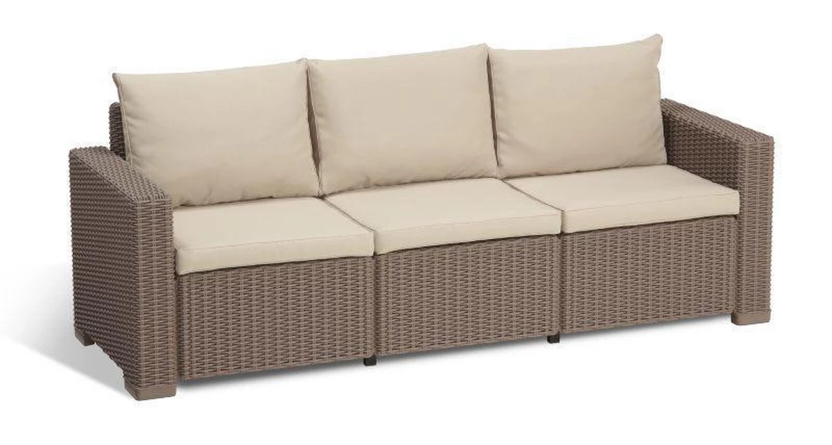 Allibert California Loungeset - 5 Personen - Cappuccino 20 Allibert California Loungeset - 5 Personen - Cappuccino - Afbeelding 18