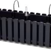 Prosperplast Fence-look Ophang Plantenbak/bloembak Kunststof 58 X 18 X 16 Cm Antraciet Grijs Met Handige Droogtemeter Voor Binnen/buiten -Tuinverzorgings Winkel 1200x647 3