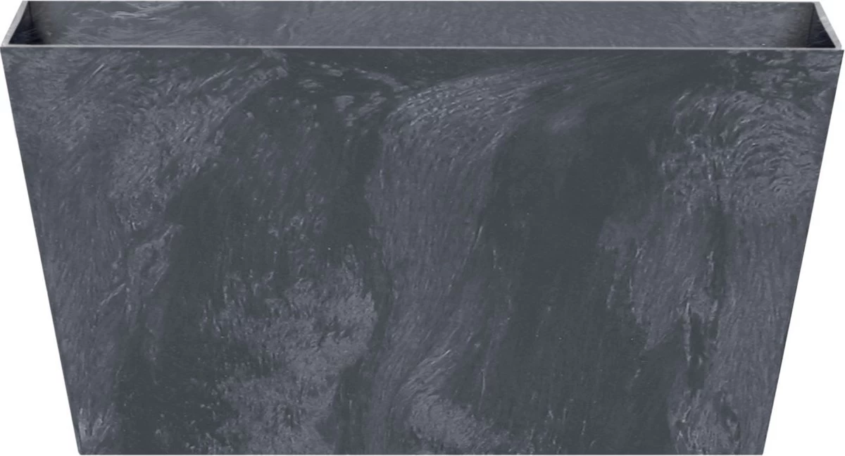Prosperplast Set Van 2x Stuks Kunststof Bloembakken/plantenbakken Rechthoek Betonlook 40 Cm Antraciet Grijs - Bloempotten Voor Binnen En Buiten 4 Prosperplast Set Van 2x Stuks Kunststof Bloembakken/plantenbakken Rechthoek Betonlook 40 Cm Antraciet Grijs - Bloempotten Voor Binnen En Buiten - Afbeelding 2