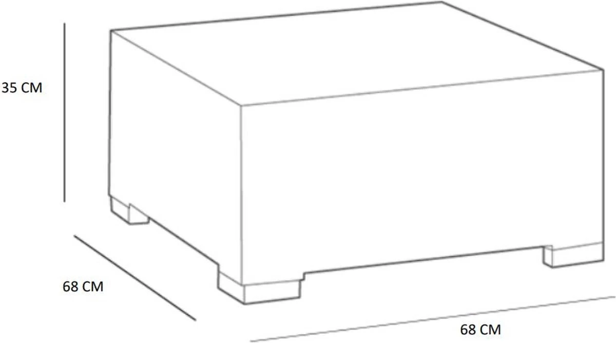 Allibert California Loungeset - 5 Personen - Cappuccino 9 Allibert California Loungeset - 5 Personen - Cappuccino - Afbeelding 7