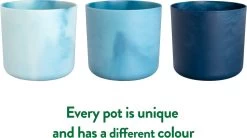 Elho The Ocean Collection Round 22cm - Bloempot Voor Binnen - 100% Gerecycled Materiaal - Gemaakt Met Zeeafval - Ø 22.3 X H 20.4 Cm - Atlantisch Blauw -Tuinverzorgings Winkel 1200x670 2