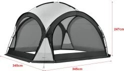 Pro-Tec Paviljoen Grästorp Met LED-verlichting 345x345x247 Cm Donkergrijs 14 Pro-Tec Paviljoen Grästorp Met LED-verlichting 345x345x247 Cm Donkergrijs -Tuinverzorgings Winkel 1200x689 2
