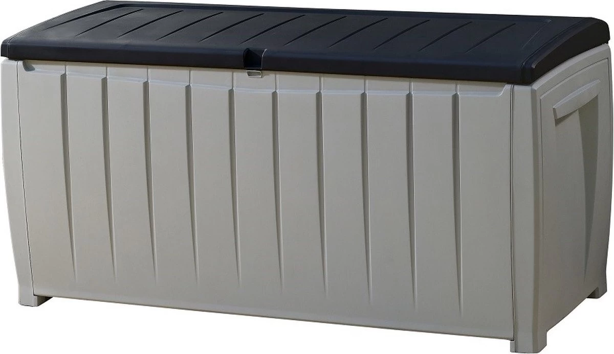Keter Novel Opbergbox - 340L - 124x55x62.5cm - Grijs 3 Keter Novel Opbergbox - 340L - 124x55x62.5cm - Grijs