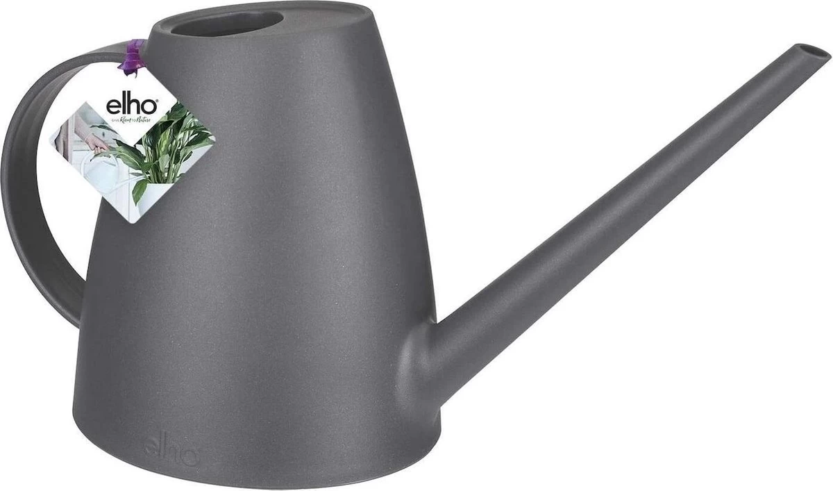 Elho Brussels Gieter 1,8l - Gieter Voor Binnenkweken En Oogsten - Ø 33.0 X H 17.0 Cm - Zwart/Antraciet 3 Elho Brussels Gieter 1,8l - Gieter Voor Binnenkweken En Oogsten - Ø 33.0 X H 17.0 Cm - Zwart/Antraciet
