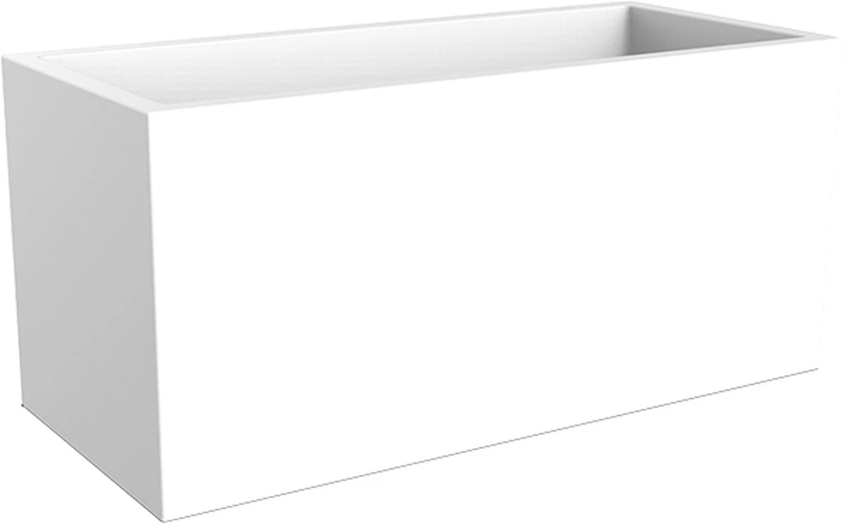 Elho Vivo Matt Finish Lang Wielen 90 - Grote Staande Plantenbak Voor Binnen & Buiten - Gemaakt Van Gereycled Plastic - L 39 X W 88 X H 41 Cm - Wit 12 Elho Vivo Matt Finish Lang Wielen 90 - Grote Staande Plantenbak Voor Binnen & Buiten - Gemaakt Van Gereycled Plastic - L 39 X W 88 X H 41 Cm - Wit - Afbeelding 10