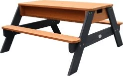 AXI Nick Zand & Water Picknicktafel In Antraciet/Bruin - Parasol Blauw/Wit - Picknick Tafel Voor Kinderen Van Hout -Tuinverzorgings Winkel 1200x745