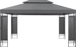 Paviljoen Lanciano Partytent 4x3x2,65 Cm Donkergrijs -Tuinverzorgings Winkel 1200x746 1
