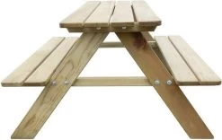 MaxxGarden Kinder Picknicktafel - 90x79x50cm - Hout -Tuinverzorgings Winkel 1200x757
