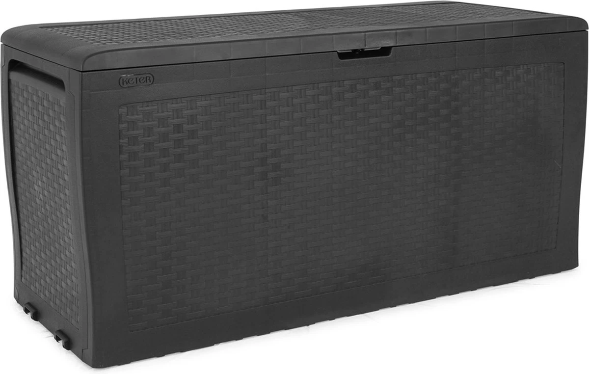 Keter Samoa Opbergbox - 270 L - 117x45x57 Cm - Grafiet 15 Keter Samoa Opbergbox - 270 L - 117x45x57 Cm - Grafiet - Afbeelding 13