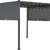 Pergola Fortaleza Tuinpaviljoen Met LED Verlichting 3x3 M Donkergrijs -Tuinverzorgings Winkel 1200x779 1