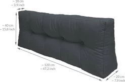 Beautissu Eco Elements Palletkussen – Rugkussen 120x40x15 Cm Voor Palletbank - Kussen Graphiet Grijs - Palletkussens In Matraskussen Kwaliteit 13 Beautissu Eco Elements Palletkussen – Rugkussen 120x40x15 Cm Voor Palletbank - Kussen Graphiet Grijs - Palletkussens In Matraskussen Kwaliteit -Tuinverzorgings Winkel 1200x790 4