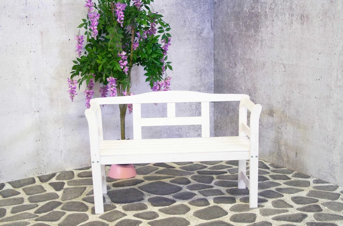 SenS-Line Friesen Tuinbank - Hout - Wit 3 SenS-Line Friesen Tuinbank - Hout - Wit