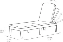 Allibert Jaipur Ligbed - 58x187,5x29 Cm - Grafiet -Tuinverzorgings Winkel 1200x796 1