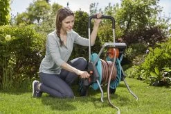 GARDENA - AquaRoll M CleverRoll Easy Slangenwagen - Maximaal 60 Meter - Inklapbare Zwengel -Tuinverzorgings Winkel 1200x799 148
