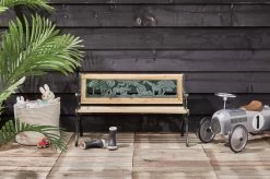 LIFA GARDEN Tuinbank Voor 2 Kinderen | Kinderbank Van Onbewerkt Hout En Ijzer | Nostalgische Tuinbank Met Jungle Afbeelding In De Rugleuning | Tuinbank Om Te Beitsen | 82 X 39 X 50 Cm -Tuinverzorgings Winkel 1200x799 9