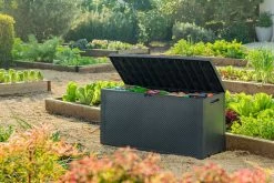 Keter Emily Opbergbox - 118x45x57 Cm - 270L - Grafiet -Tuinverzorgings Winkel 1200x800 100