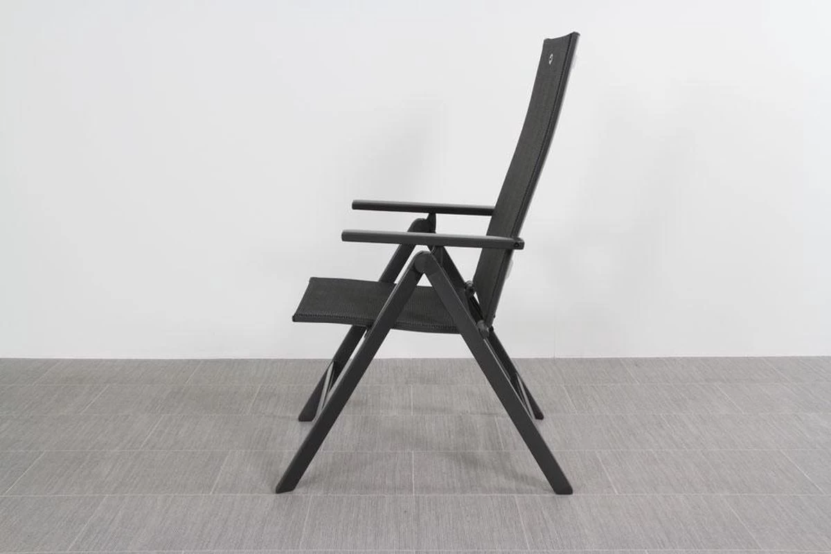 Hartman Aruba Aluminium Tuinstoel - Antraciet Verstelbaar 16 Hartman Aruba Aluminium Tuinstoel - Antraciet Verstelbaar - Afbeelding 14