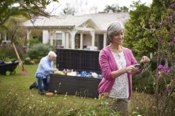 Keter Brightwood Opbergbox - 455L - 145x69,7x60,3 Cm - Grafiet -Tuinverzorgings Winkel 1200x800 122