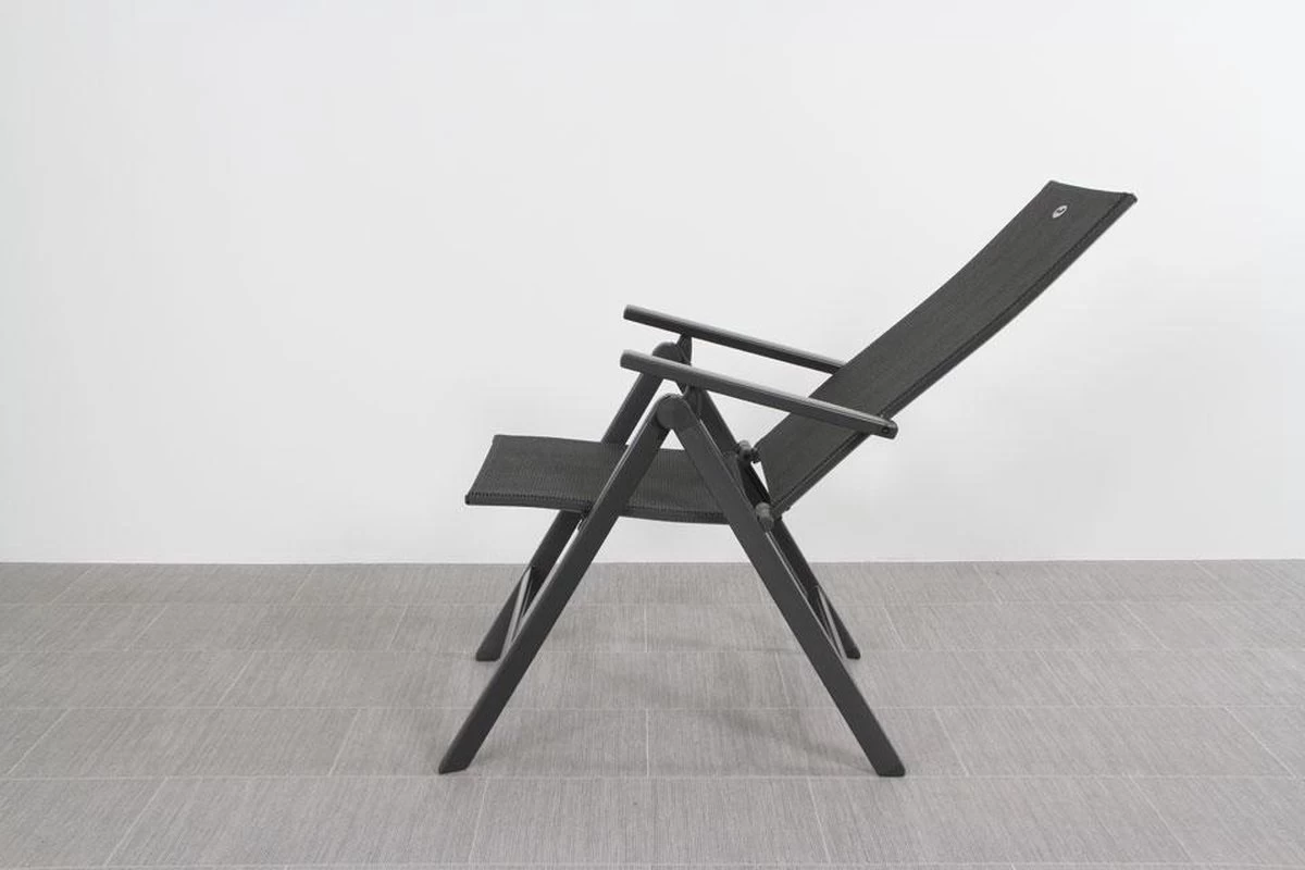 Hartman Aruba Aluminium Tuinstoel - Antraciet Verstelbaar 20 Hartman Aruba Aluminium Tuinstoel - Antraciet Verstelbaar - Afbeelding 18