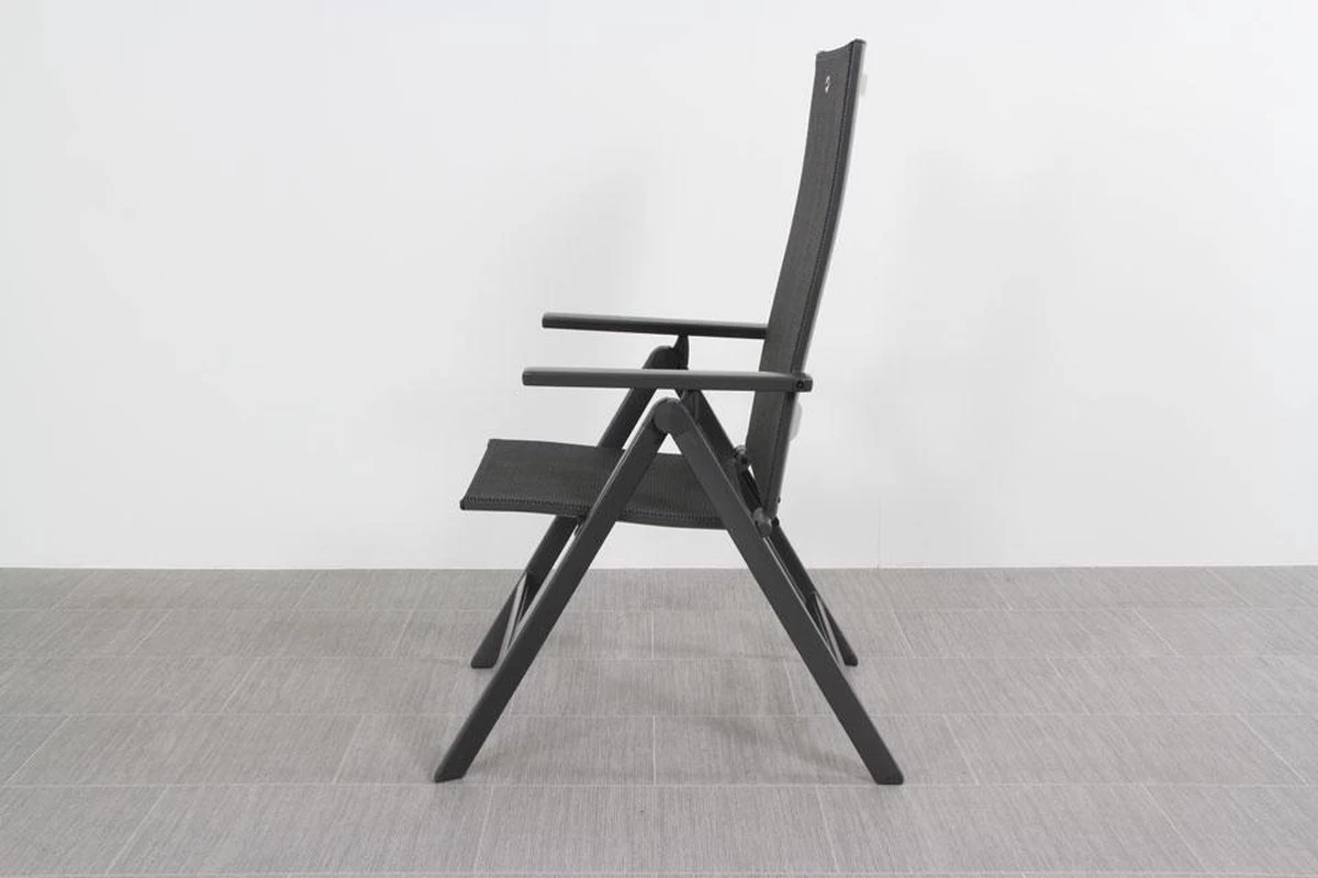 Hartman Aruba Aluminium Tuinstoel - Antraciet Verstelbaar 21 Hartman Aruba Aluminium Tuinstoel - Antraciet Verstelbaar - Afbeelding 19