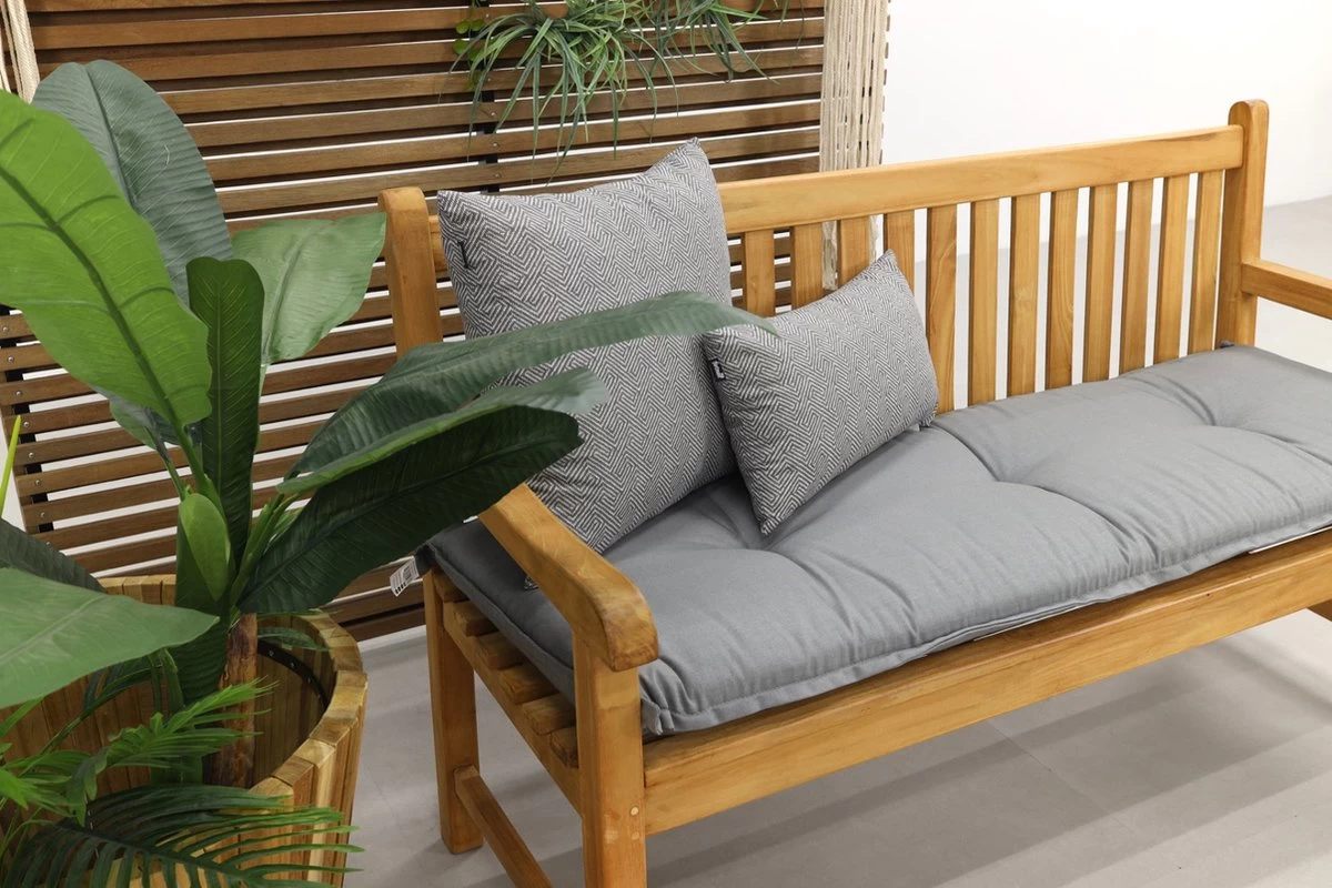 Teak Houten Tuinbank Bison - 150 Cm. 6 Teak Houten Tuinbank Bison - 150 Cm. - Afbeelding 4