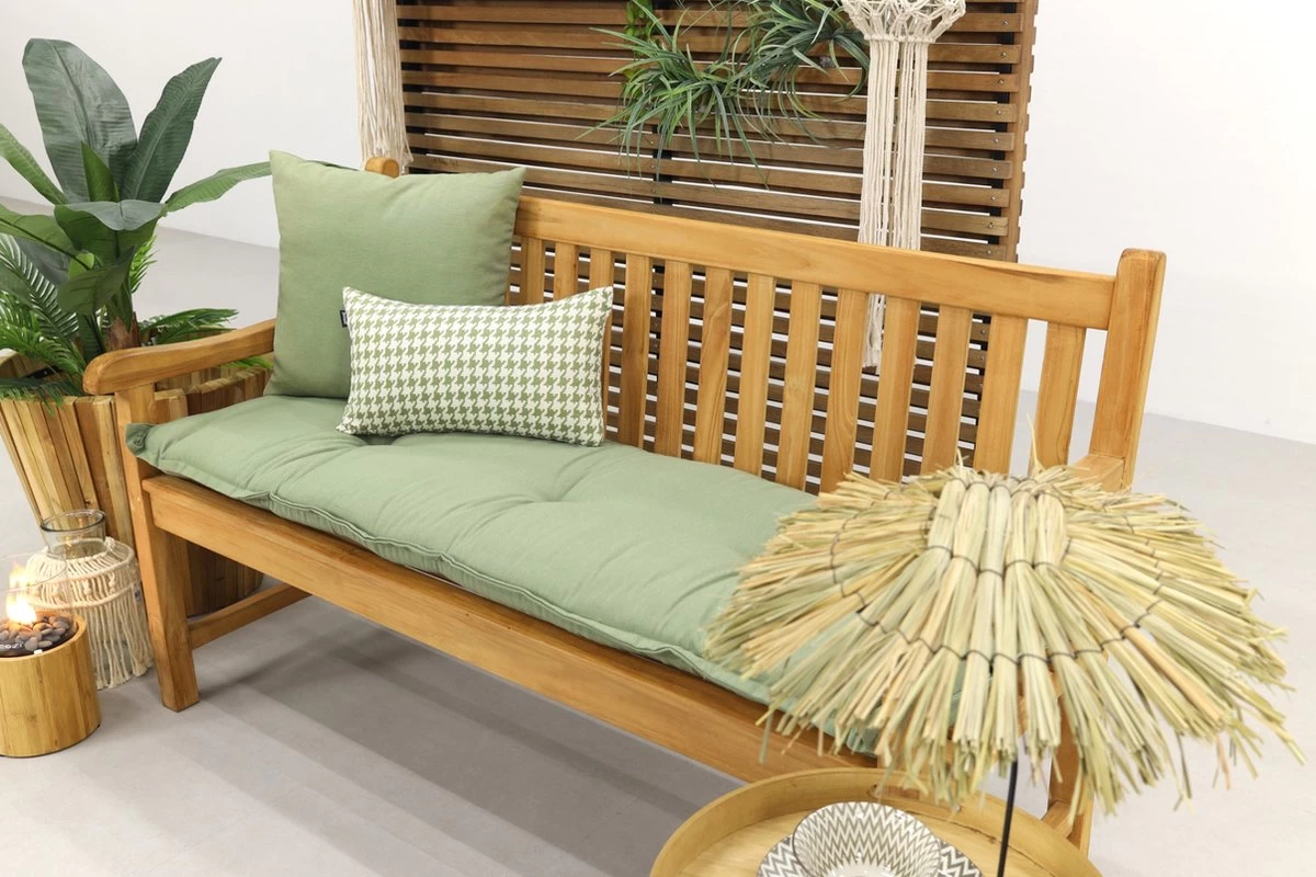 Teak Houten Tuinbank Bison - 150 Cm. 8 Teak Houten Tuinbank Bison - 150 Cm. - Afbeelding 6