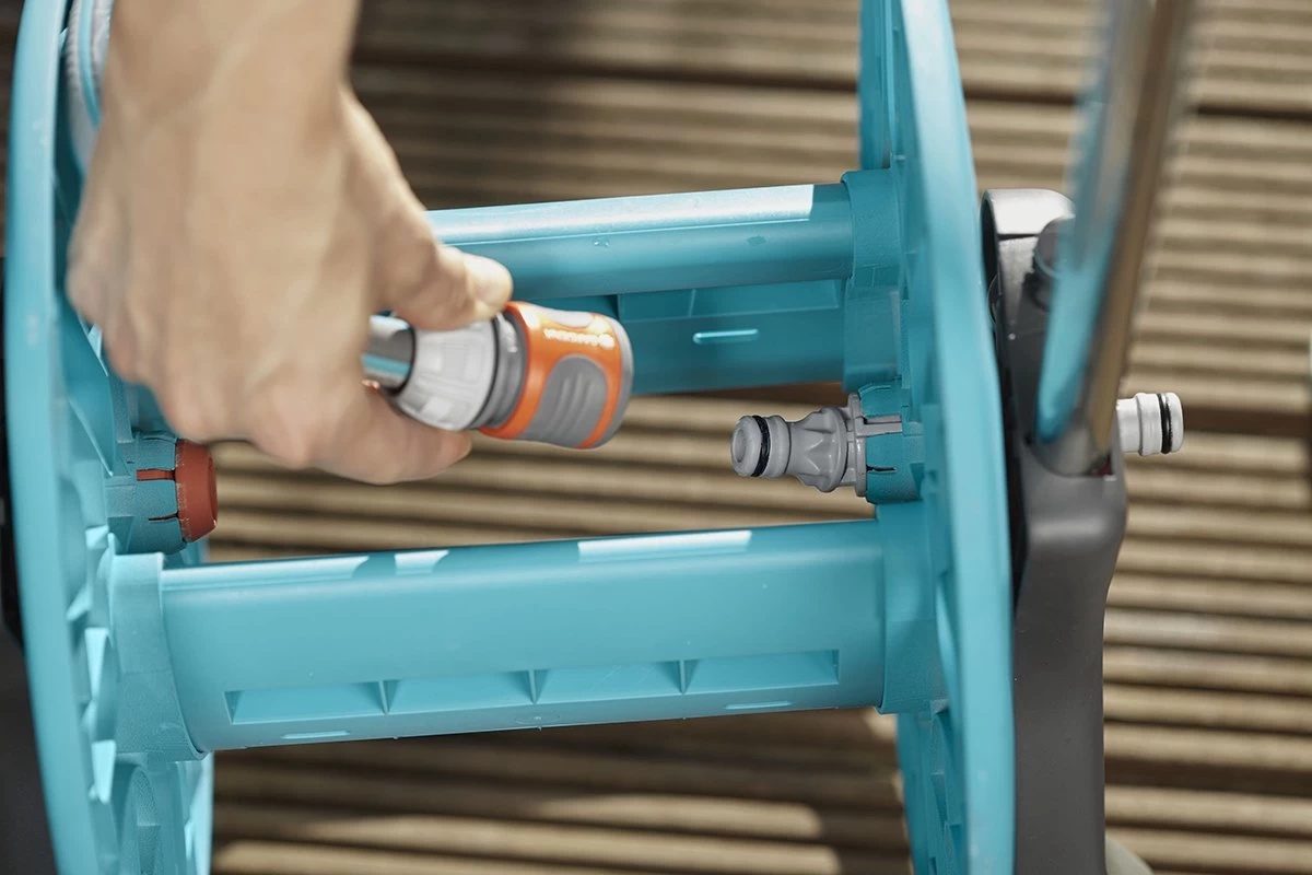 GARDENA AquaRoll S Slangenwagen - Verstelbare Handgreep - Excl. Tuinslang 8 GARDENA AquaRoll S Slangenwagen - Verstelbare Handgreep - Excl. Tuinslang - Afbeelding 6