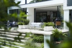 Elho Vivo Structure Finish Lang 90 - Plantenbak Voor Binnen & Buiten - Ø 88 X H 41 - Wit -Tuinverzorgings Winkel 1200x800 509