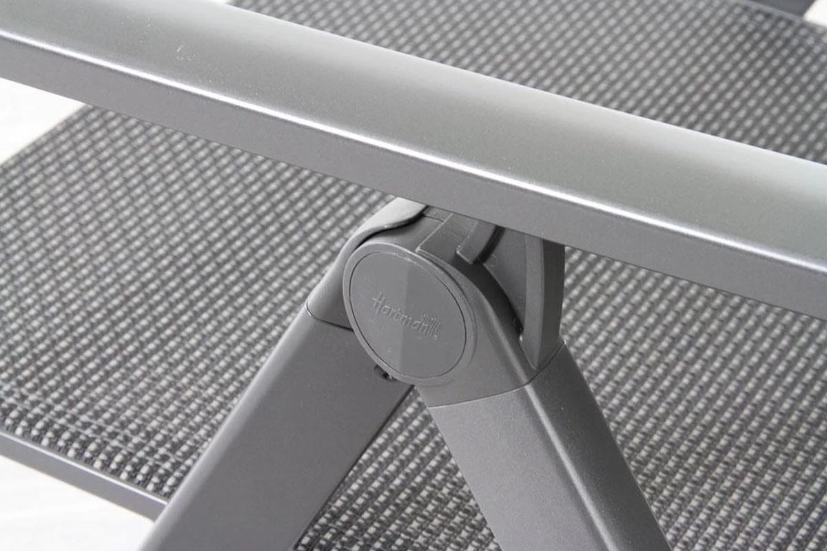 Hartman Aruba Aluminium Tuinstoel - Antraciet Verstelbaar 7 Hartman Aruba Aluminium Tuinstoel - Antraciet Verstelbaar - Afbeelding 5