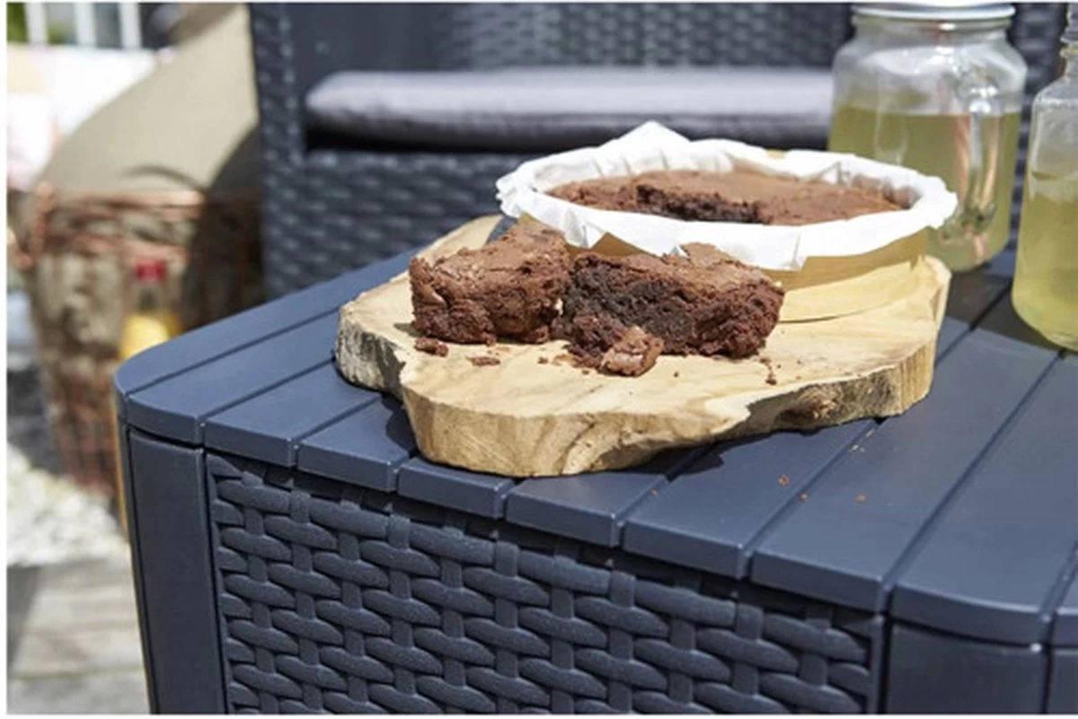 ALLIBERT Keter Luzon Opbergtafel - 39x39x43cm - Donkergrijs 19 ALLIBERT Keter Luzon Opbergtafel - 39x39x43cm - Donkergrijs - Afbeelding 17