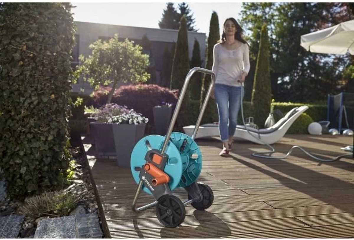 GARDENA AquaRoll S Slangenwagen - Verstelbare Handgreep - Excl. Tuinslang 16 GARDENA AquaRoll S Slangenwagen - Verstelbare Handgreep - Excl. Tuinslang - Afbeelding 14