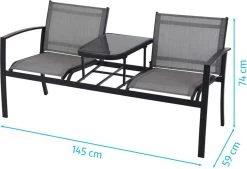 Pro Garden ProGarden Tuinbankje Met Tafel Tweepersoons -Tuinverzorgings Winkel 1200x820 3