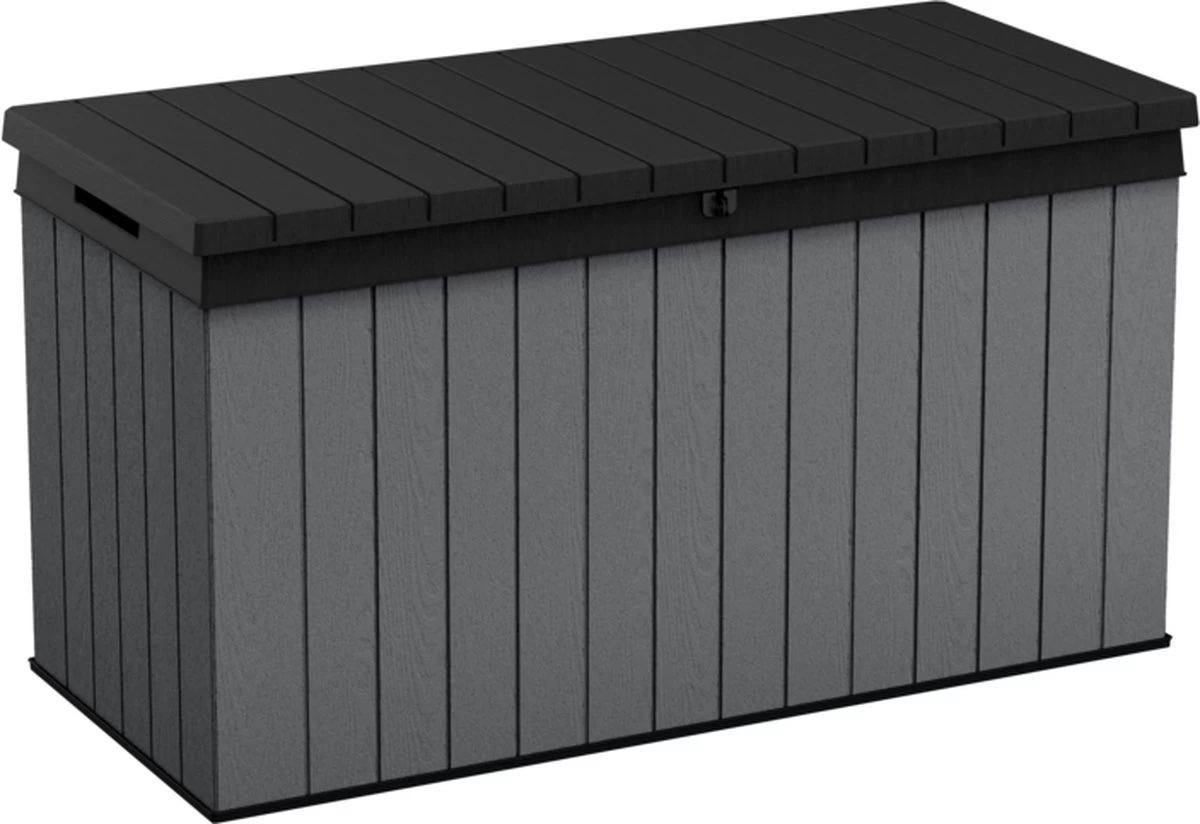 Keter Darwin Opbergbox - 570L - 142,5x65,5x78,2cm - Grijs 3 Keter Darwin Opbergbox - 570L - 142,5x65,5x78,2cm - Grijs