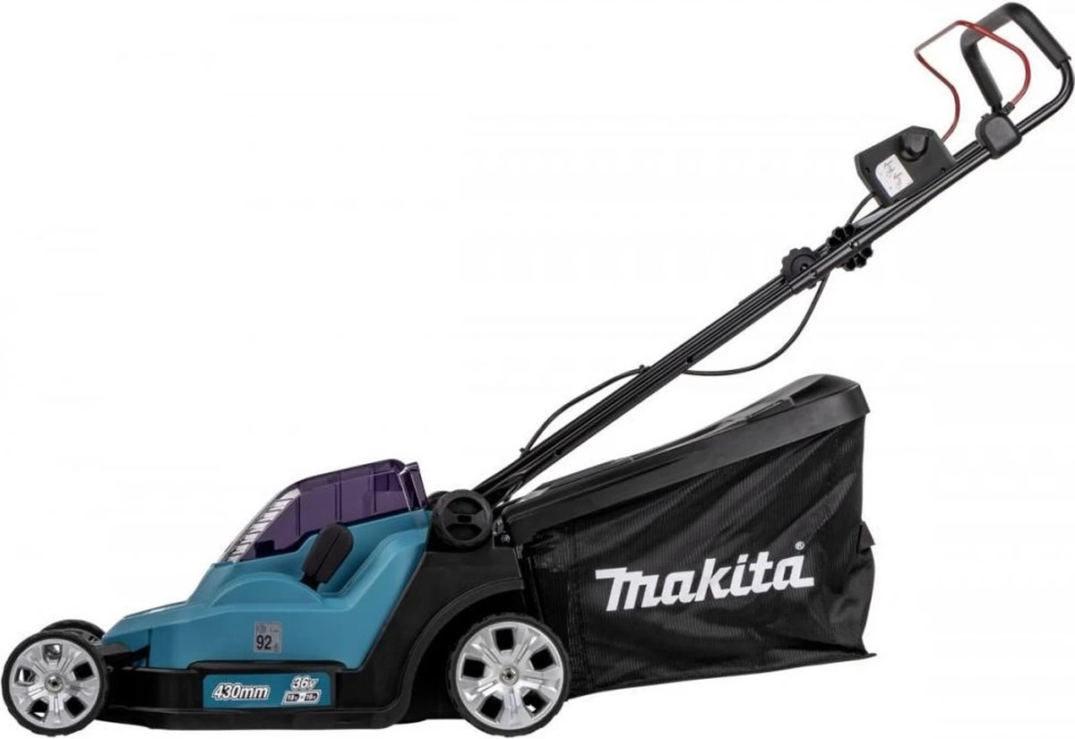 Makita - DLM432PT2 - 2x 18V - Accu - Grasmaaier - Set - 2x 5.0 Ah - Duolader 11 Makita - DLM432PT2 - 2x 18V - Accu - Grasmaaier - Set - 2x 5.0 Ah - Duolader - Afbeelding 9