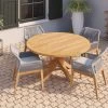 Tuindeco - Ronde Tuintafel - Massief Teak Hout - 150 Cm - Voor Buiten! 2 Tuindeco - Ronde Tuintafel - Massief Teak Hout - 150 Cm - Voor Buiten! -Tuinverzorgings Winkel 1200x831 1
