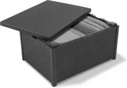 Allibert Arica Tuintafel - 79x59,5x42 Cm - Grafiet -Tuinverzorgings Winkel 1200x836