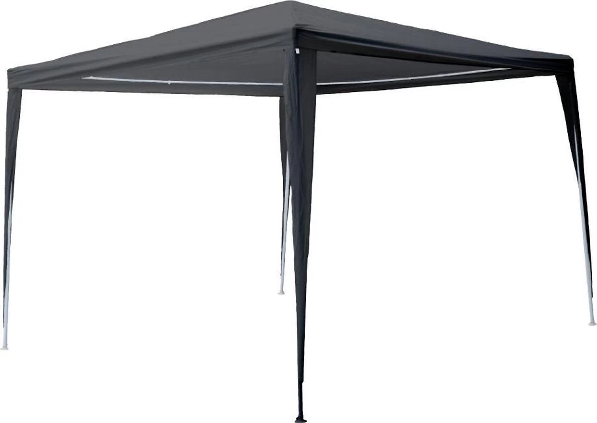 Garden Royal Partytent 3x3m Grijs Met 2 Zijwanden 5 Garden Royal Partytent 3x3m Grijs Met 2 Zijwanden - Afbeelding 3