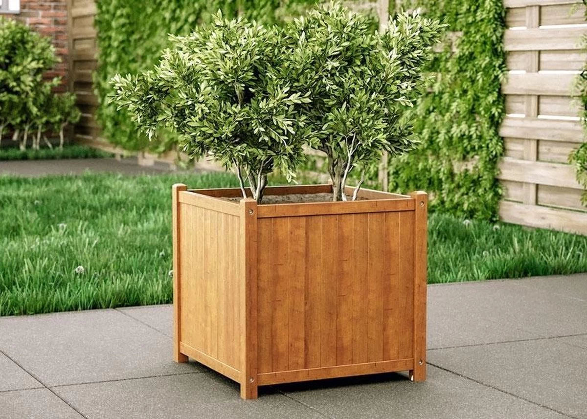 Houten Plantenbak Met Wieltjes 50x50 - Geolied Duurzaam FSC Acaciahout – Bloembak Buiten - Plantenbakken Buiten - Perfecthomeshop 8 Houten Plantenbak Met Wieltjes 50x50 - Geolied Duurzaam FSC Acaciahout – Bloembak Buiten - Plantenbakken Buiten - Perfecthomeshop - Afbeelding 6