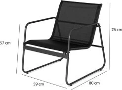 909 Outdoor Tuinset Camilla - 4-delig - Dubbele Zitbank - 2 Stoelen - Tafel - Stalenframe -Tuinverzorgings Winkel 1200x882