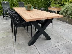 Tuintafel Douglas 220 Cm X 90 Cm | Stalen Poten | + Montage | Duurzame Eettafel | Onderhoudsarm 6-8 Personen | Geschaafd Hout | DuuMaa 9 Tuintafel Douglas 220 Cm X 90 Cm | Stalen Poten | + Montage | Duurzame Eettafel | Onderhoudsarm 6-8 Personen | Geschaafd Hout | DuuMaa -Tuinverzorgings Winkel 1200x899 4
