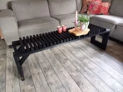 Tuinbank Design 2023 - 150CM - Grenen Hout - Zwart -Tuinverzorgings Winkel 1200x900 2